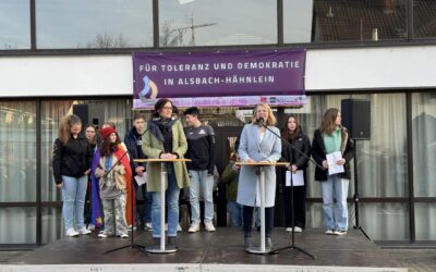 Kiállás a tolerancia és a demokrácia mellett – Tiltakozó gyűlés Alsbach–Hähnleinban